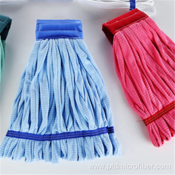 Durable microfiber tube mop head